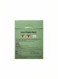 Packaging of Acne Pimple Patch with text and icons on a gray background